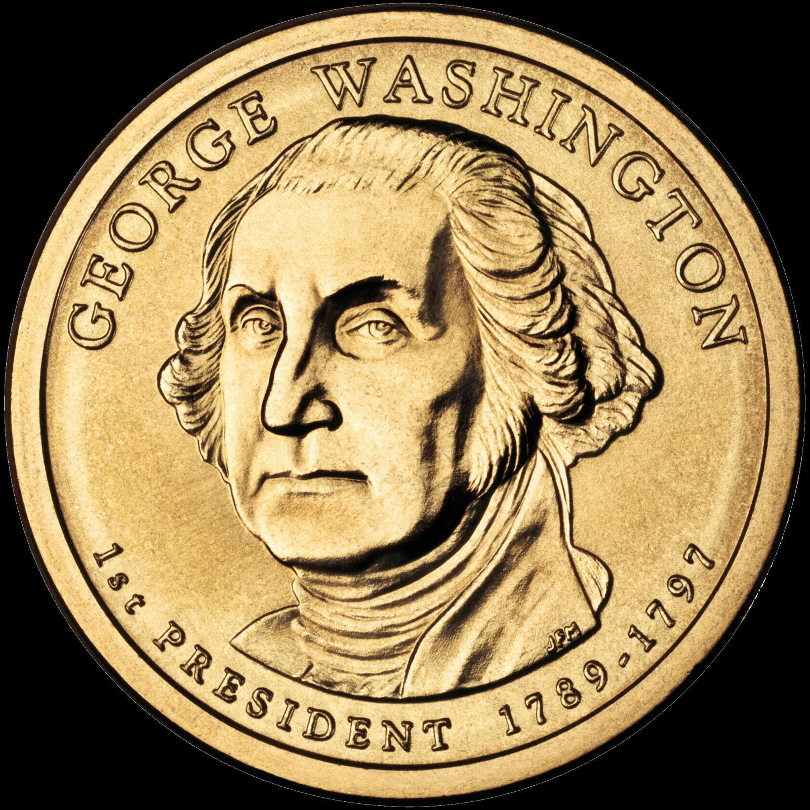 2007 D George Washington Presidential Dollar "brilliant Uncirculated" Coin Us