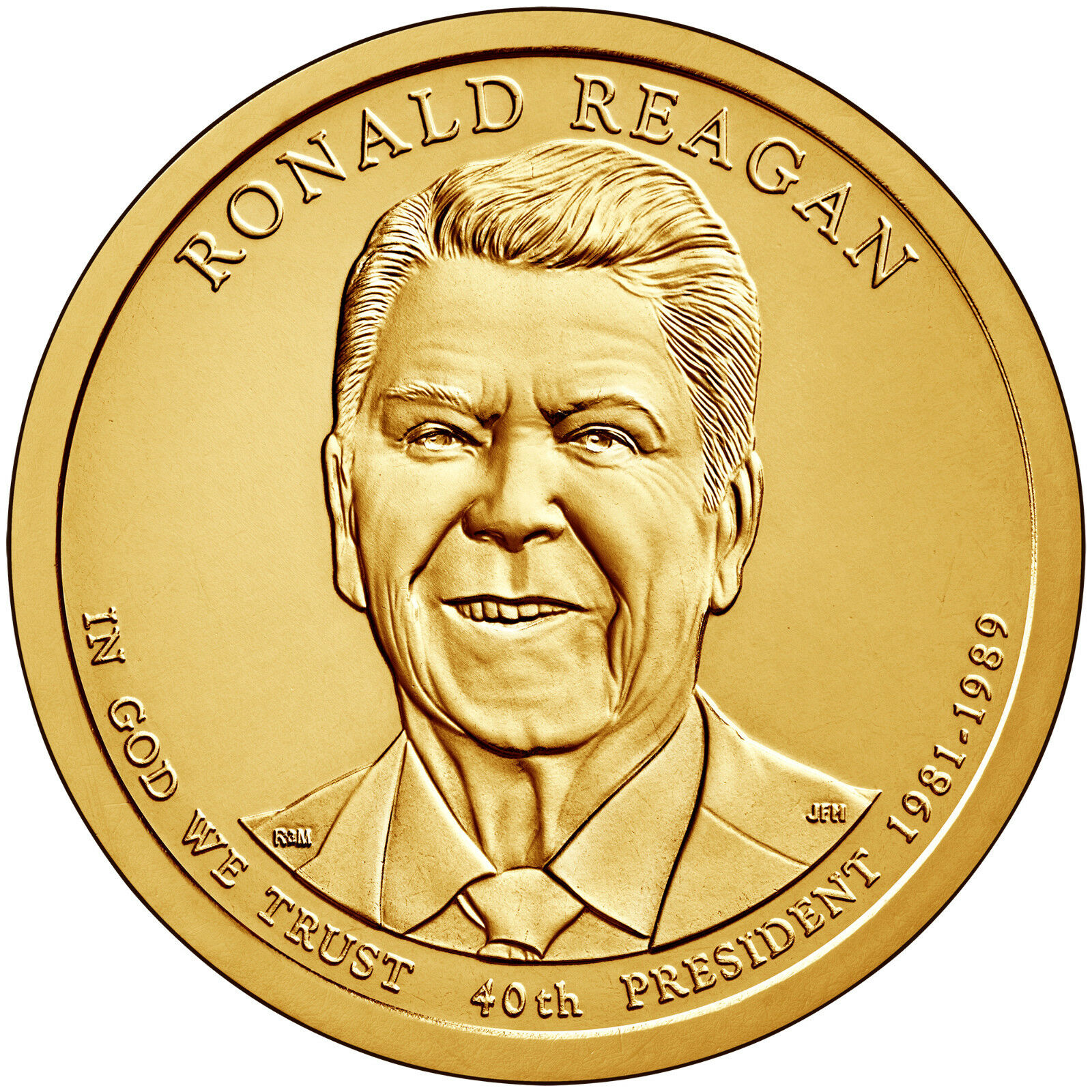 2016-p Ronald Reagan  Presidential Dollar Coin